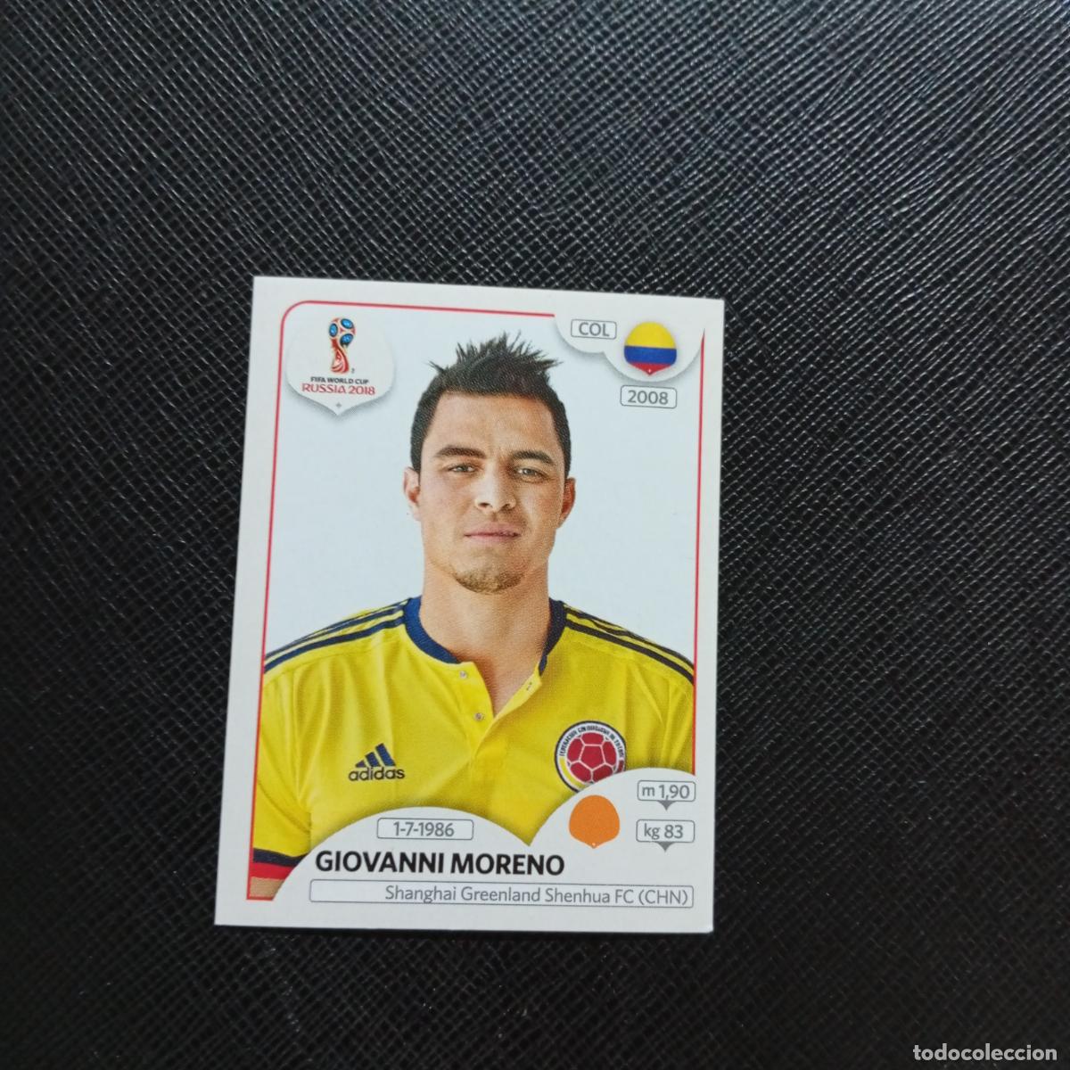 Cartes &agrave; collectionner de Football: 644 MORENO COLOMBIA PANINI MUNDIAL RUSIA 2018 CROMO FUTBOL 18 - SIN PEGAR - CJ2 ...