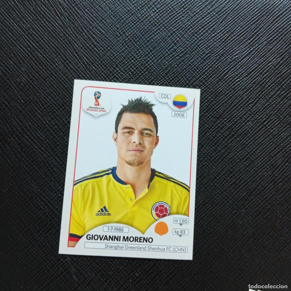 Cartes &agrave; collectionner de Football: 644 MORENO COLOMBIA PANINI MUNDIAL RUSIA 2018 CROMO FUTBOL 18 - SIN PEGAR - CJ2 ....