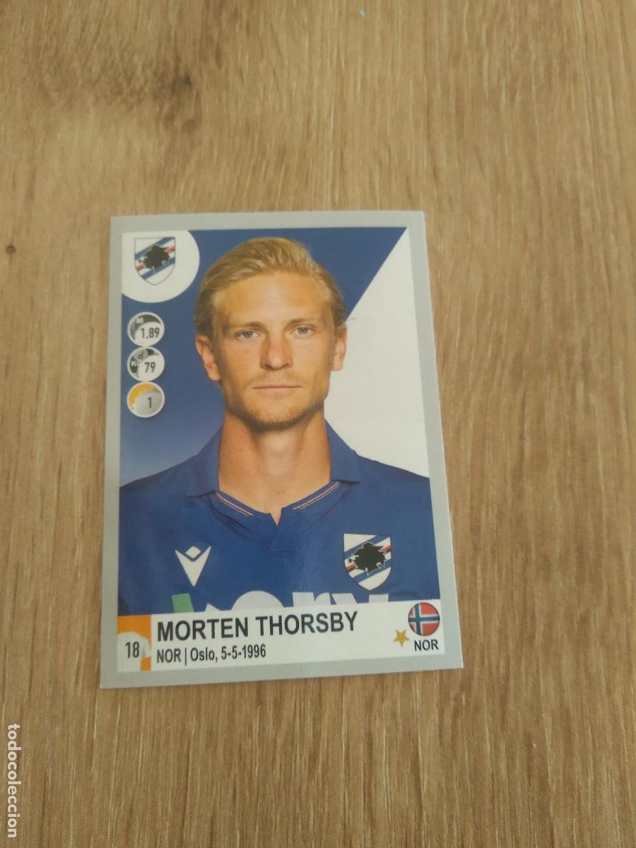 Cartes &agrave; collectionner de Football: 437 MORTEN THORSBY SAMPDORIA CROMO FUTBOL PANINI LIGA ITALIA 20-21 CALCIATORI 2020-2021