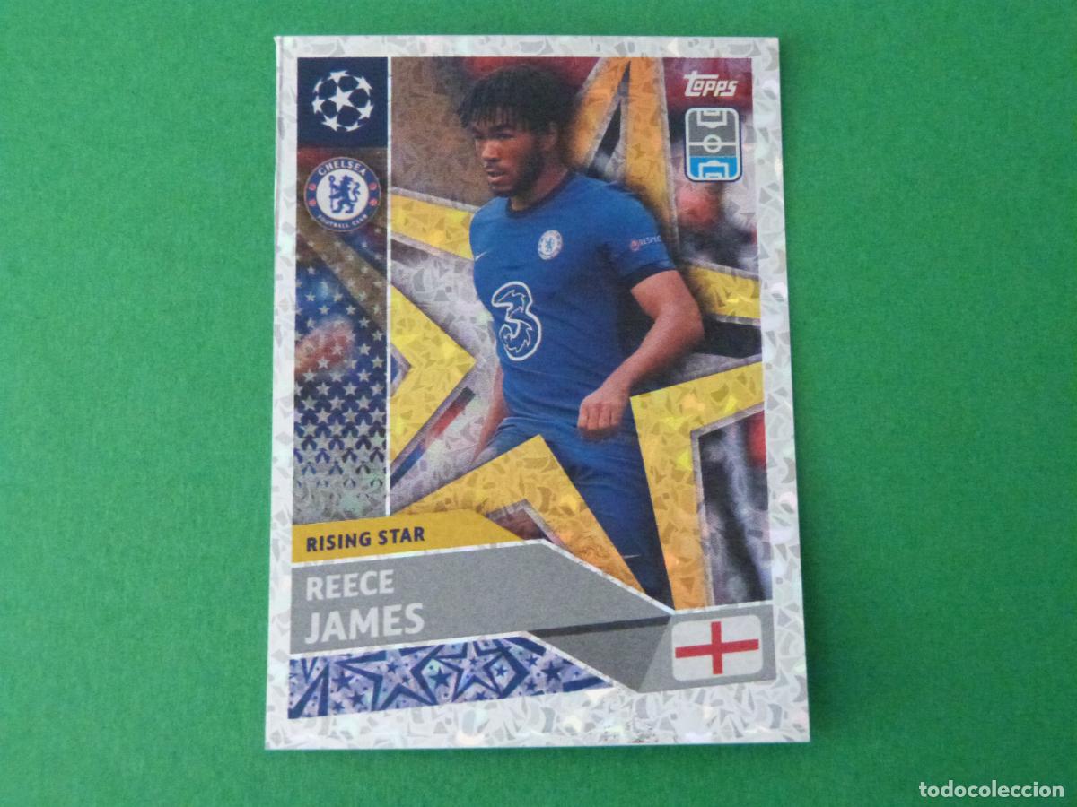 Cartes &agrave; collectionner de Football: CROMO FUTBOL REECE JAMES CHELSEA F.C. SIN PEGAR N&ordm; 6 CHAMPIONS LEAGUE 2020-2021/20-21 TOPPS