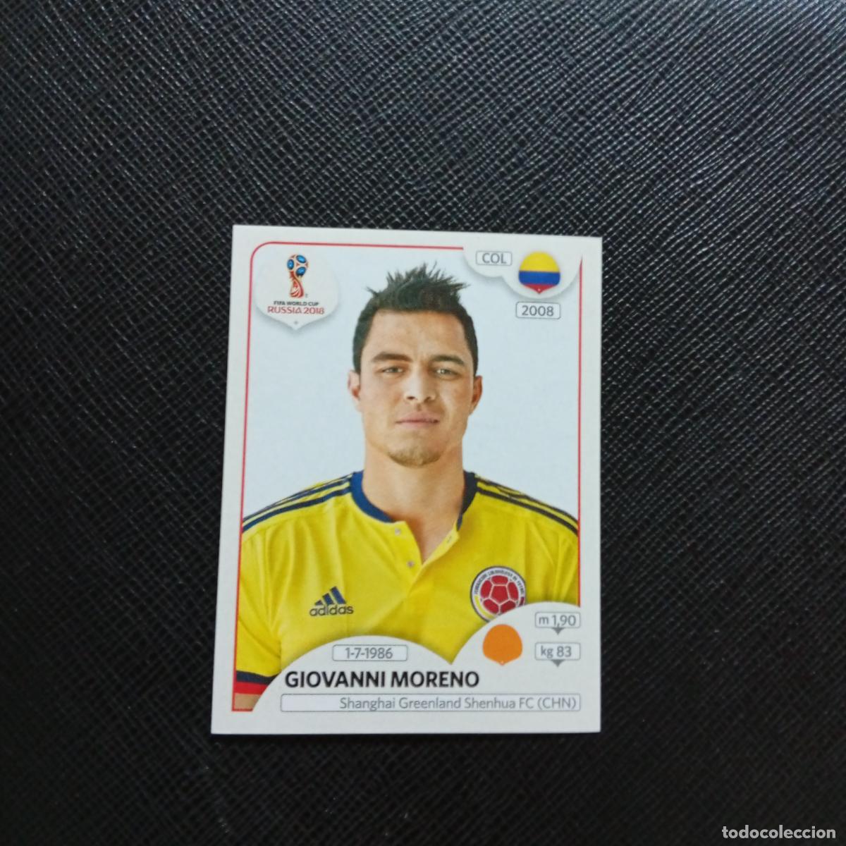 Cartes &agrave; collectionner de Football: 644 MORENO COLOMBIA PANINI MUNDIAL RUSIA 2018 CROMO FUTBOL 18 - SIN PEGAR - CJ2 ......