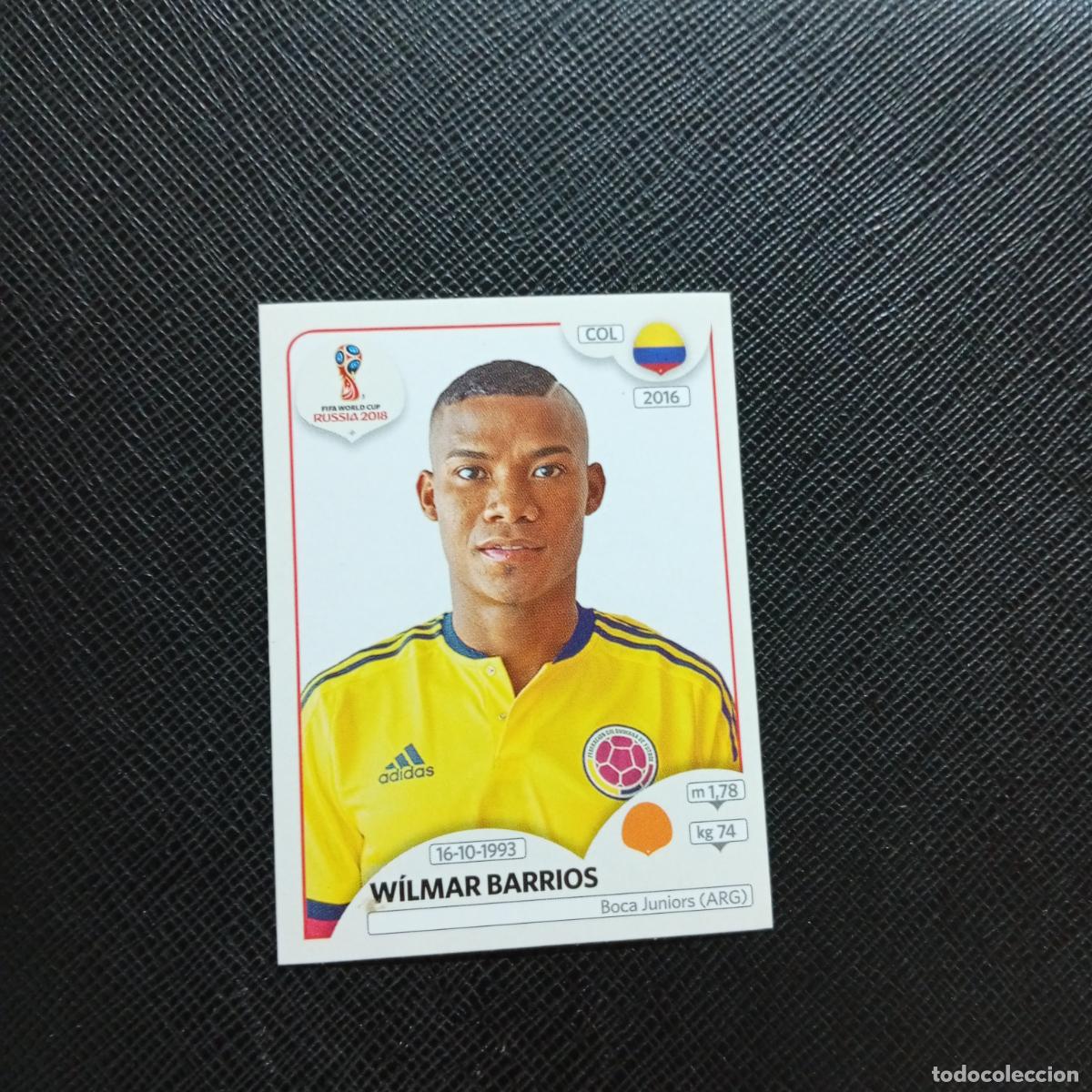 Cartes &agrave; collectionner de Football: 645 WILMAR BARRIOS COLOMBIA PANINI MUNDIAL RUSIA 2018 CROMO FUTBOL 18 - SIN PEGAR - CJ2