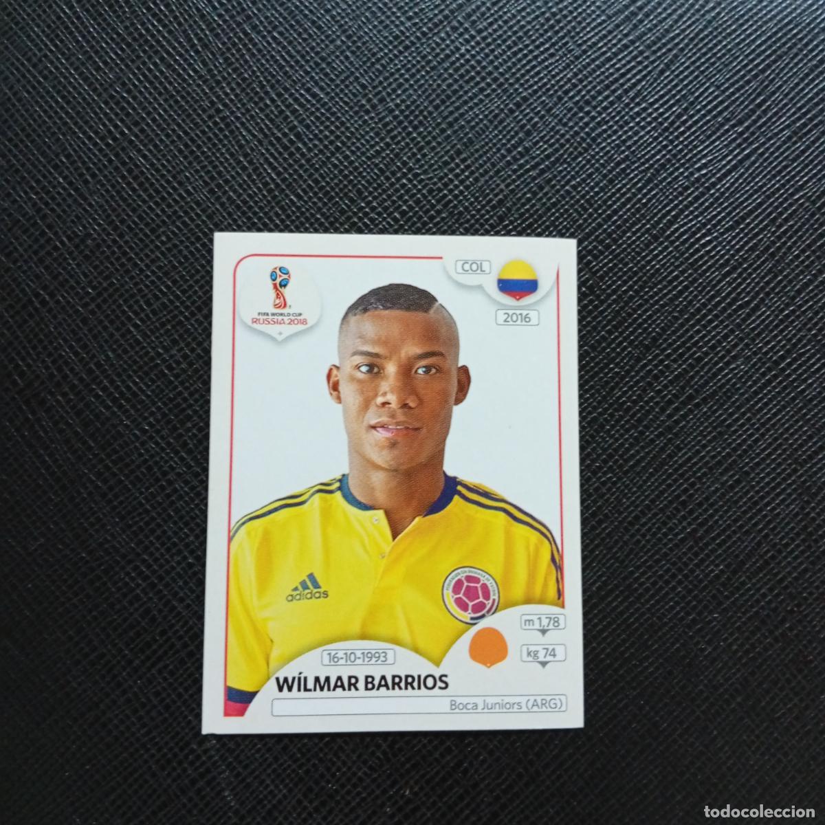 Cartes &agrave; collectionner de Football: 645 WILMAR BARRIOS COLOMBIA PANINI MUNDIAL RUSIA 2018 CROMO FUTBOL 18 - SIN PEGAR - CJ2
