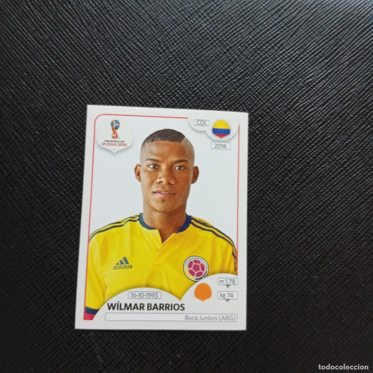 Cartes &agrave; collectionner de Football: 645 WILMAR BARRIOS COLOMBIA PANINI MUNDIAL RUSIA 2018 CROMO FUTBOL 18 - SIN PEGAR - CJ2 .