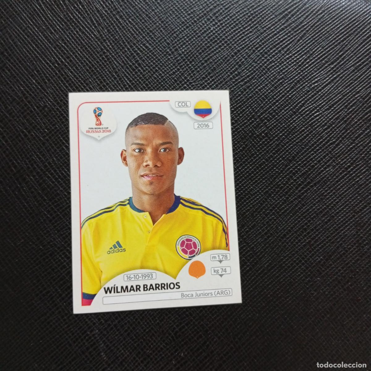 Cartes &agrave; collectionner de Football: 645 WILMAR BARRIOS COLOMBIA PANINI MUNDIAL RUSIA 2018 CROMO FUTBOL 18 - SIN PEGAR - CJ2 ..