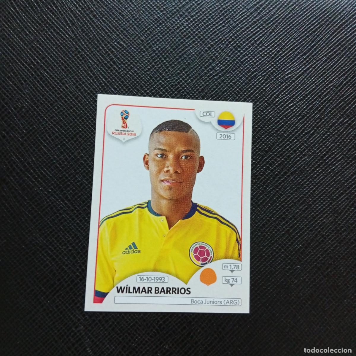 Fu&szlig;ball-Sticker: 645 WILMAR BARRIOS COLOMBIA PANINI MUNDIAL RUSIA 2018 CROMO FUTBOL 18 - SIN PEGAR - CJ2 ....