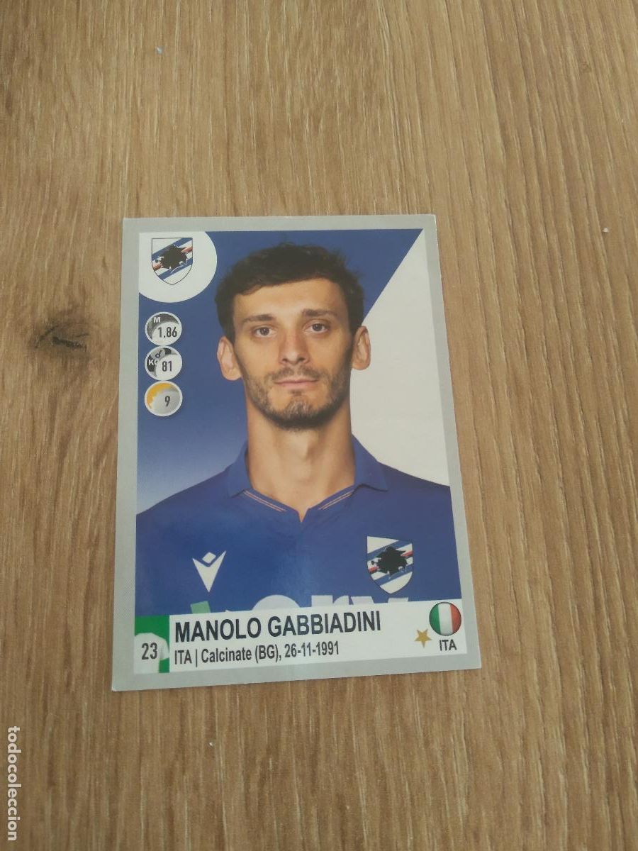 Cromos de f&uacute;tbol: 446 MANOLO GABBIADINI SAMPDORIA CROMO FUTBOL PANINI LIGA ITALIA 20-21 CALCIATORI 2020-2021