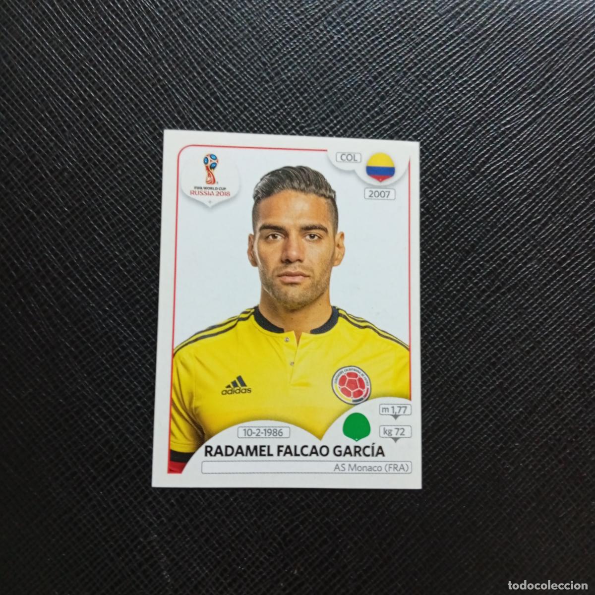 Cromos de f&uacute;tbol: 646 FALCAO COLOMBIA PANINI MUNDIAL RUSIA 2018 CROMO FUTBOL 18 - SIN PEGAR - CJ2 .