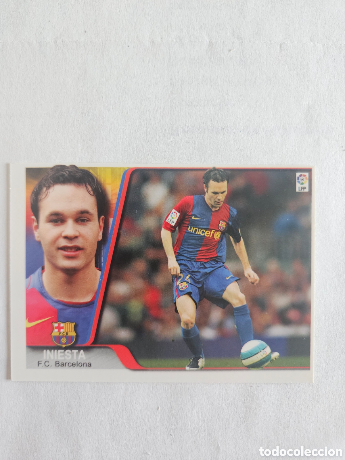Cromos de f&uacute;tbol: 32 INIESTA FC BARCELONA EDICIONES ESTADIO 2007