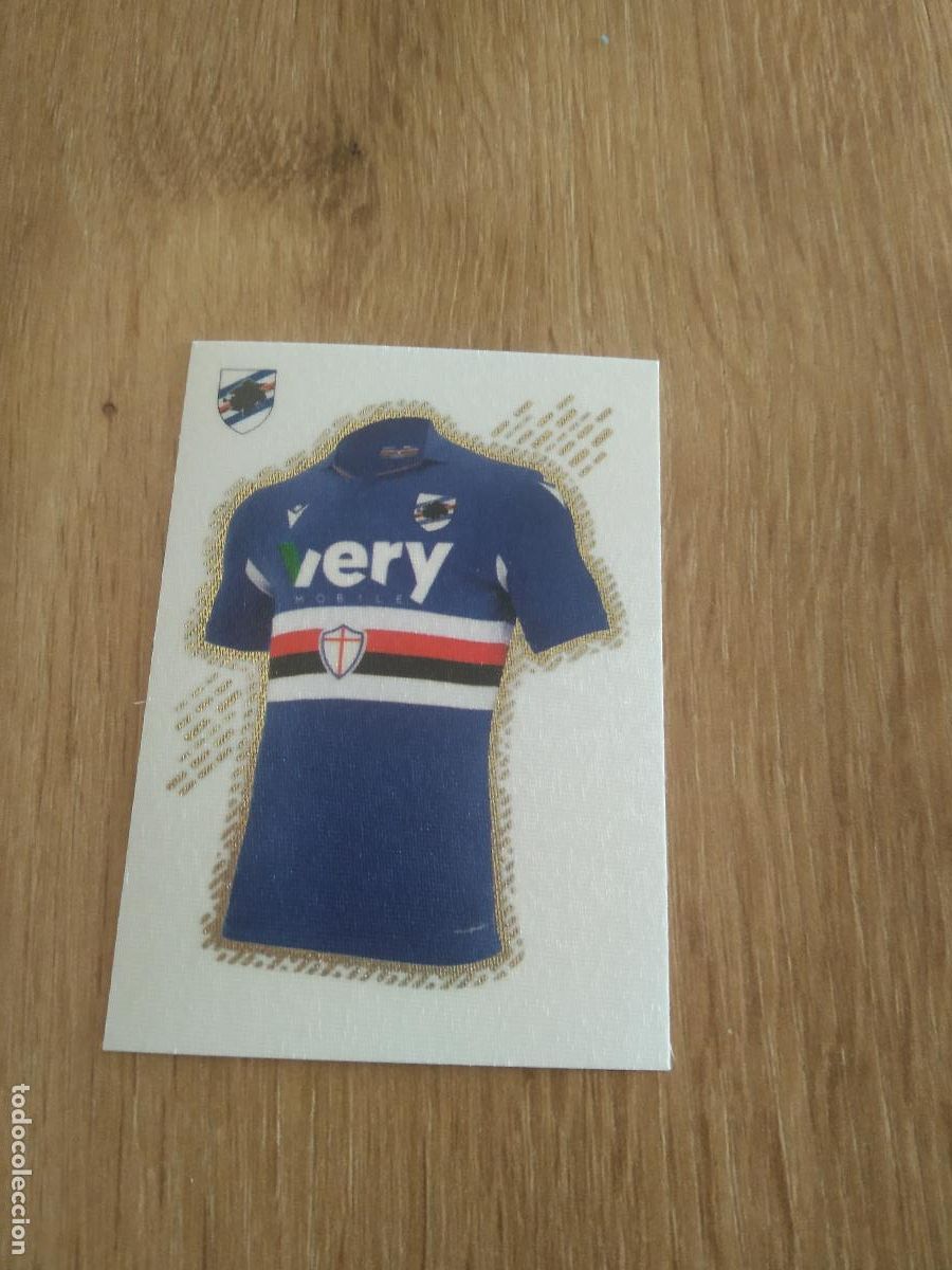 Cromos de f&uacute;tbol: 448 CAMISETA SAMPDORIA CROMO FUTBOL PANINI LIGA ITALIA 20-21 CALCIATORI 2020-2021