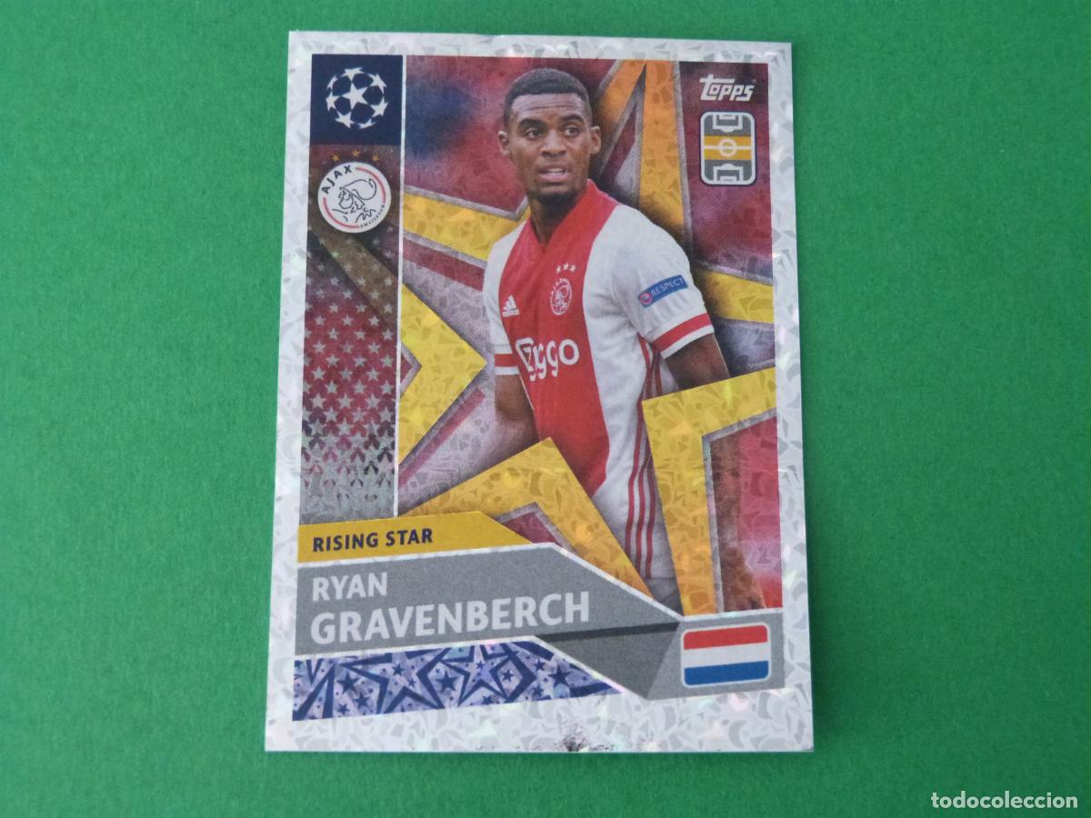 Cromos de f&uacute;tbol: CROMO FUTBOL GRAVENBERCH AJAX AMSTERDAM SIN PEGAR N&ordm; 14 CHAMPIONS LEAGUE 2020-2021/20-21 TOPPS