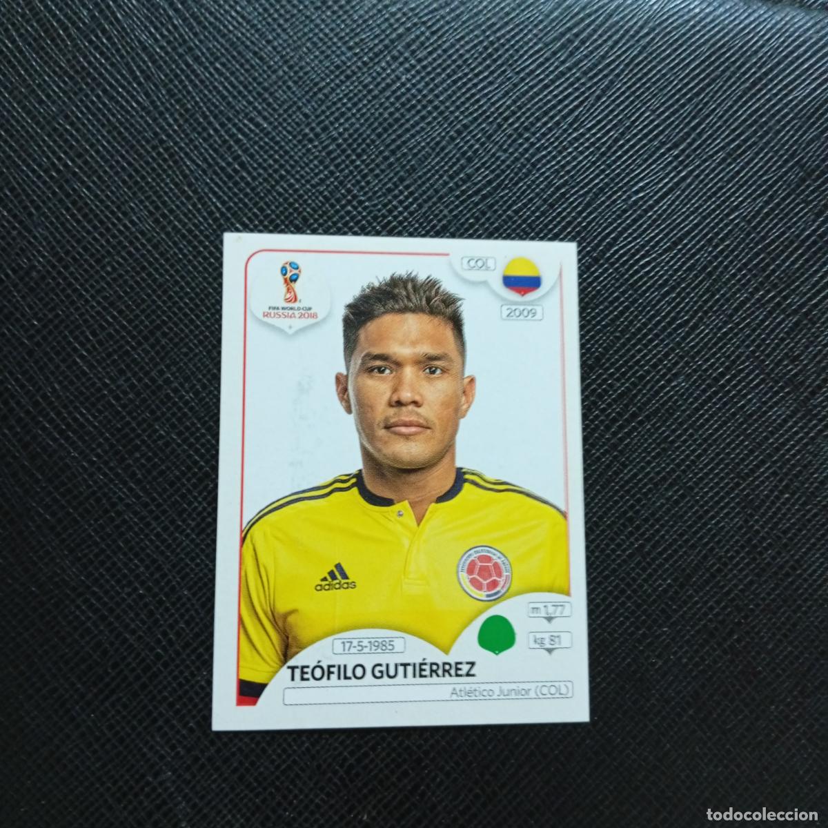 Cromos de f&uacute;tbol: 647 GUITIERREZ COLOMBIA PANINI MUNDIAL RUSIA 2018 CROMO FUTBOL 18 - SIN PEGAR - CJ2