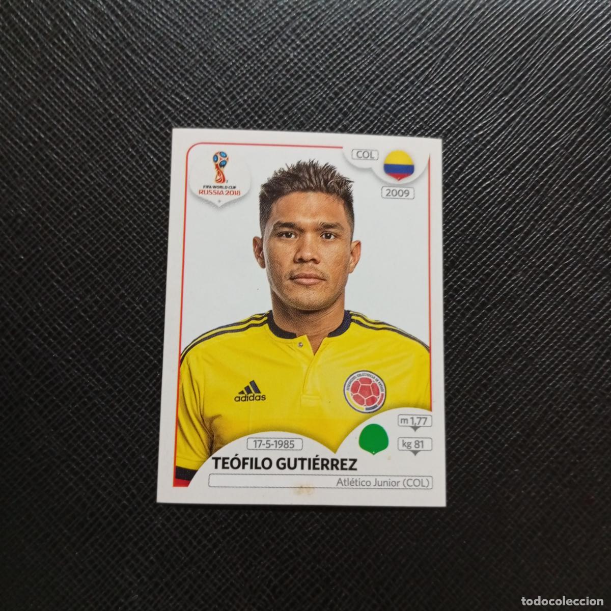 Cromos de f&uacute;tbol: 647 GUITIERREZ COLOMBIA PANINI MUNDIAL RUSIA 2018 CROMO FUTBOL 18 - SIN PEGAR - CJ2 ..