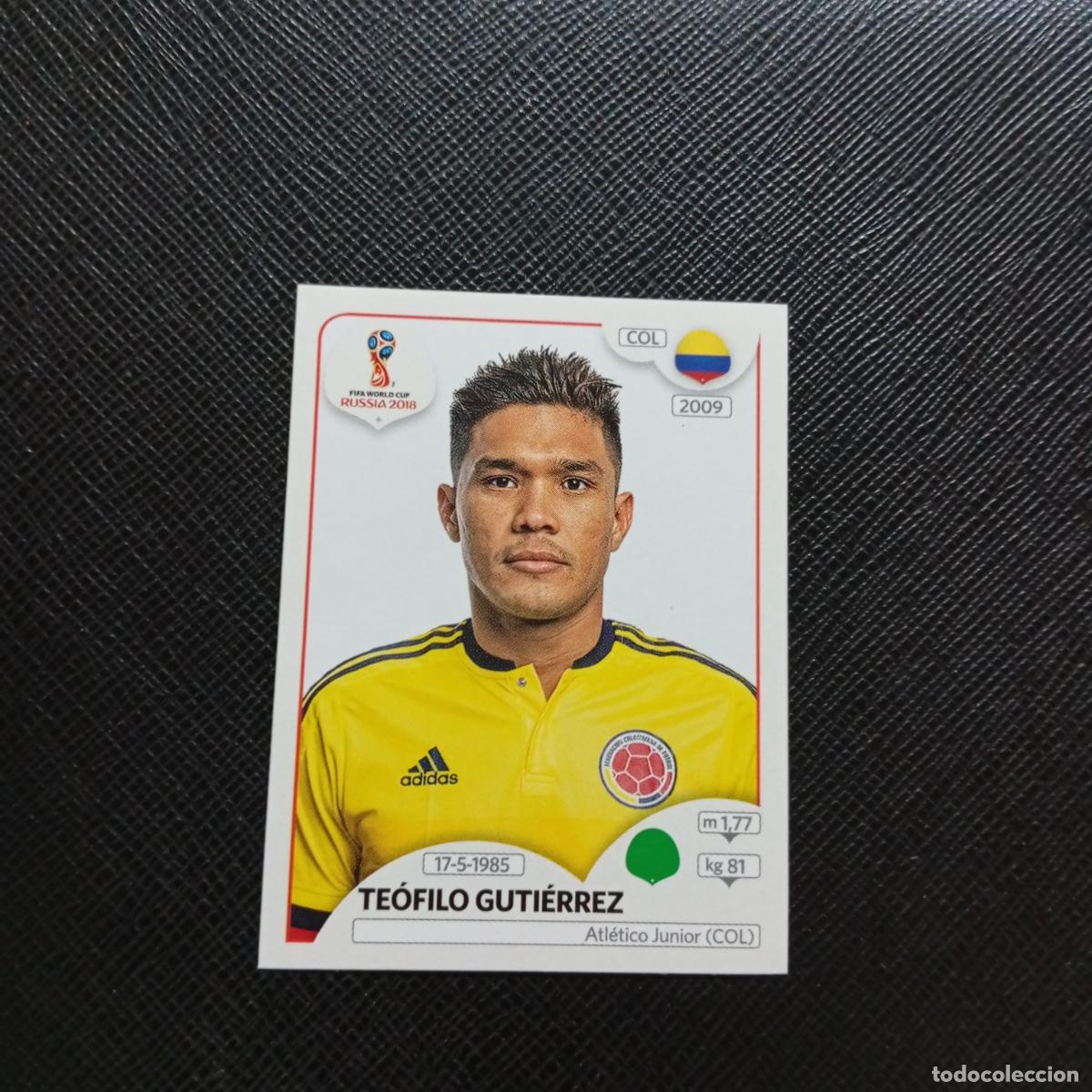 Cromos de f&uacute;tbol: 647 GUITIERREZ COLOMBIA PANINI MUNDIAL RUSIA 2018 CROMO FUTBOL 18 - SIN PEGAR - CJ2 ...