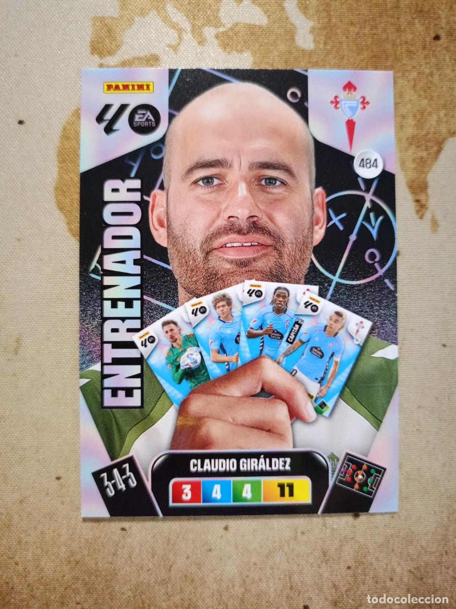 Cromos de f&uacute;tbol: Entrenador 484 CLAUDIO GIR&Aacute;LDEZ Adrenalyn 2025-26
