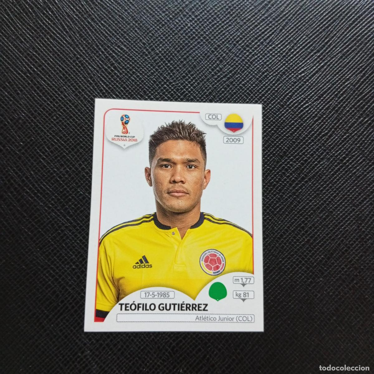 Cromos de f&uacute;tbol: 647 GUITIERREZ COLOMBIA PANINI MUNDIAL RUSIA 2018 CROMO FUTBOL 18 - SIN PEGAR - CJ2 ....