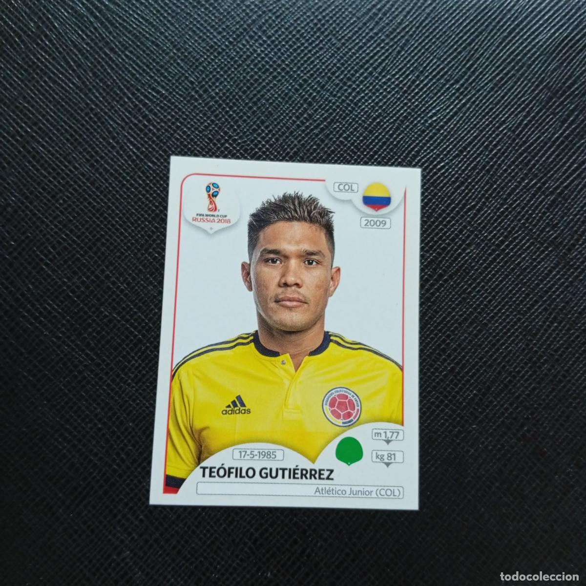 Cromos de f&uacute;tbol: 647 GUITIERREZ COLOMBIA PANINI MUNDIAL RUSIA 2018 CROMO FUTBOL 18 - SIN PEGAR - CJ2 ....