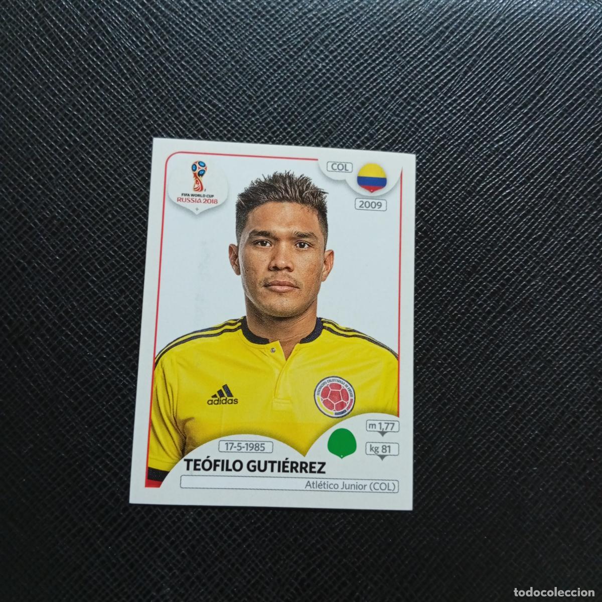 Cromos de f&uacute;tbol: 647 GUITIERREZ COLOMBIA PANINI MUNDIAL RUSIA 2018 CROMO FUTBOL 18 - SIN PEGAR - CJ2 .....