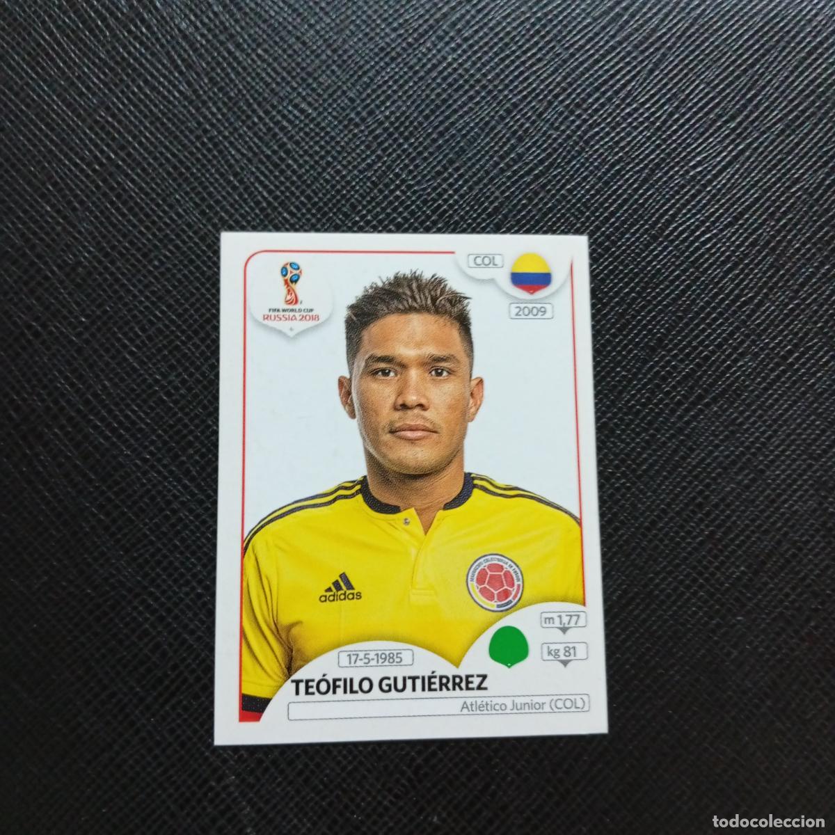 Cromos de f&uacute;tbol: 647 GUITIERREZ COLOMBIA PANINI MUNDIAL RUSIA 2018 CROMO FUTBOL 18 - SIN PEGAR - CJ2 ......