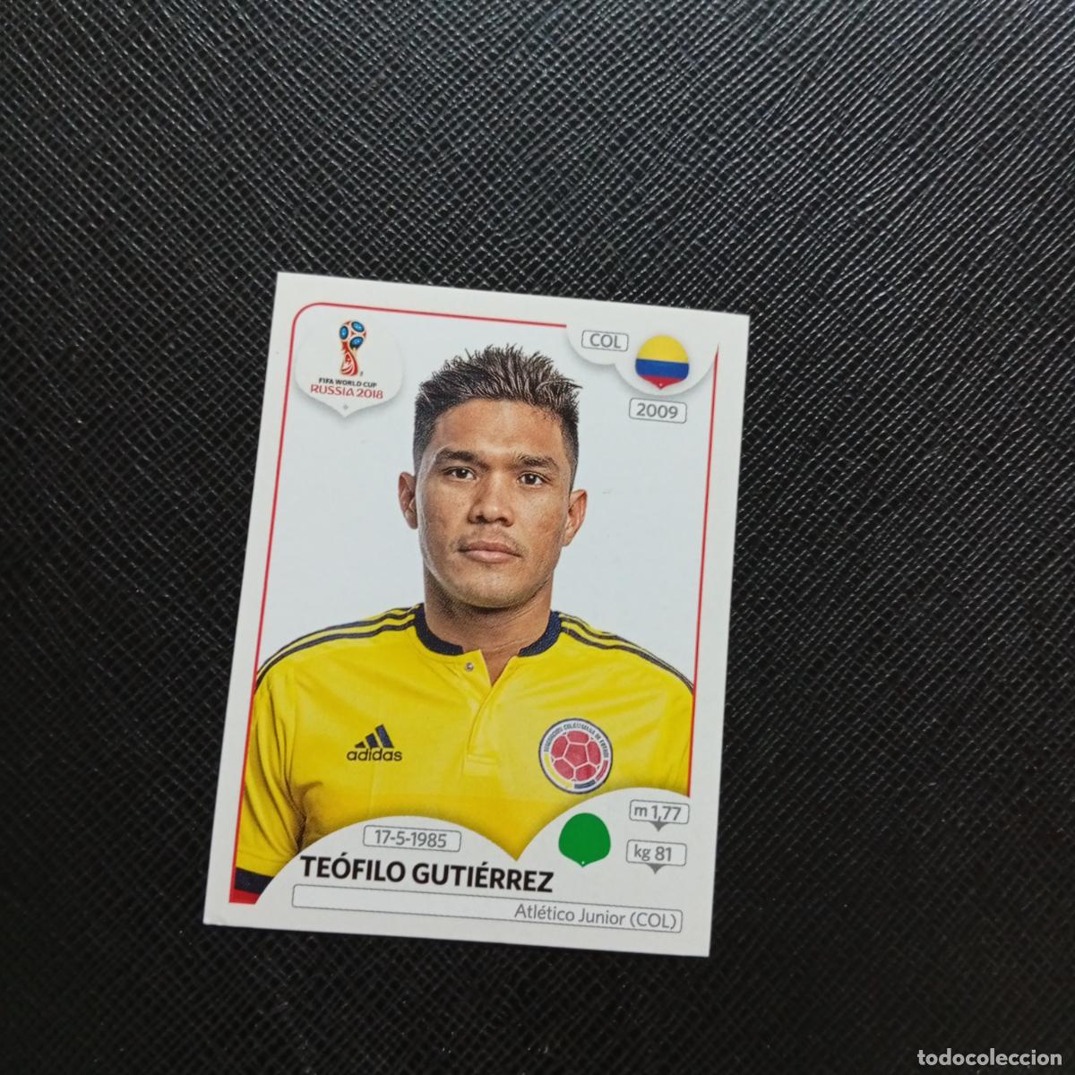 Cromos de f&uacute;tbol: 647 GUITIERREZ COLOMBIA PANINI MUNDIAL RUSIA 2018 CROMO FUTBOL 18 - SIN PEGAR - CJ2 ......