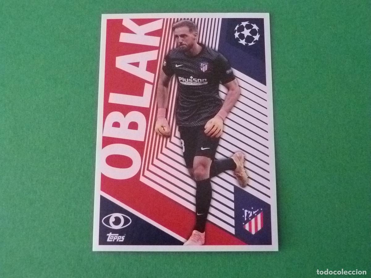 Cromos de f&uacute;tbol: CROMO FUTBOL OBLAK ATLETICO DE MADRID SIN PEGAR N&ordm; 2 CHAMPIONS LEAGUE 2020-2021/20-21 TOPPS