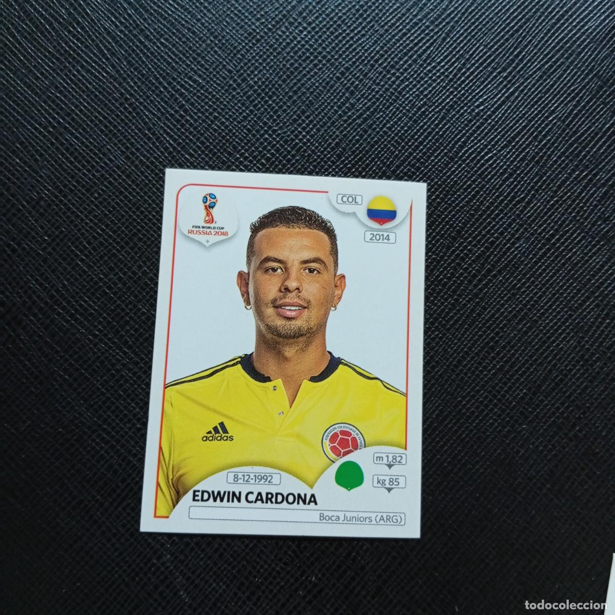 Cromos de f&uacute;tbol: 649 EDWIN CARDONA COLOMBIA PANINI MUNDIAL RUSIA 2018 CROMO FUTBOL 18 - SIN PEGAR - CJ2