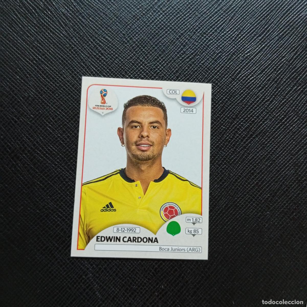 Cromos de f&uacute;tbol: 649 EDWIN CARDONA COLOMBIA PANINI MUNDIAL RUSIA 2018 CROMO FUTBOL 18 - SIN PEGAR - CJ2