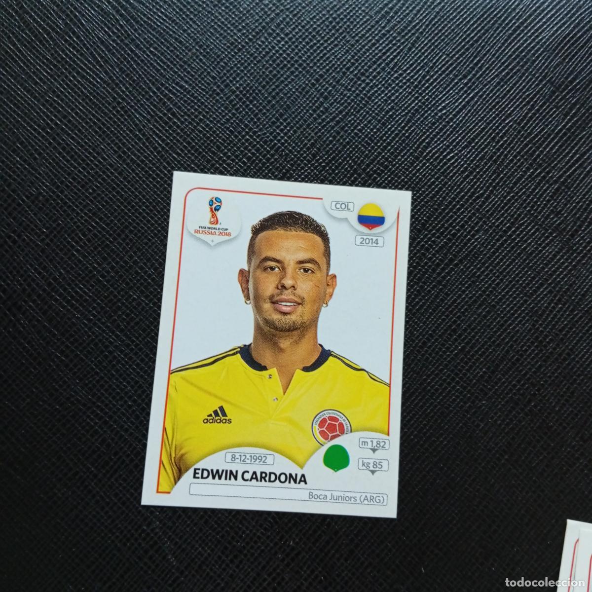 Cromos de f&uacute;tbol: 649 EDWIN CARDONA COLOMBIA PANINI MUNDIAL RUSIA 2018 CROMO FUTBOL 18 - SIN PEGAR - CJ2