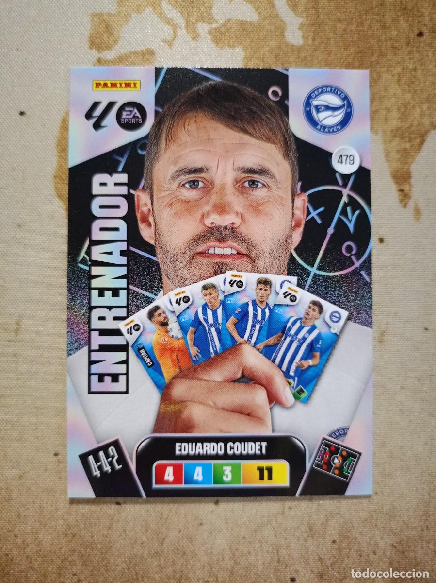 Cromos de f&uacute;tbol: Entrenador 479 EDUARDO COUDET Adrenalyn 2025-26