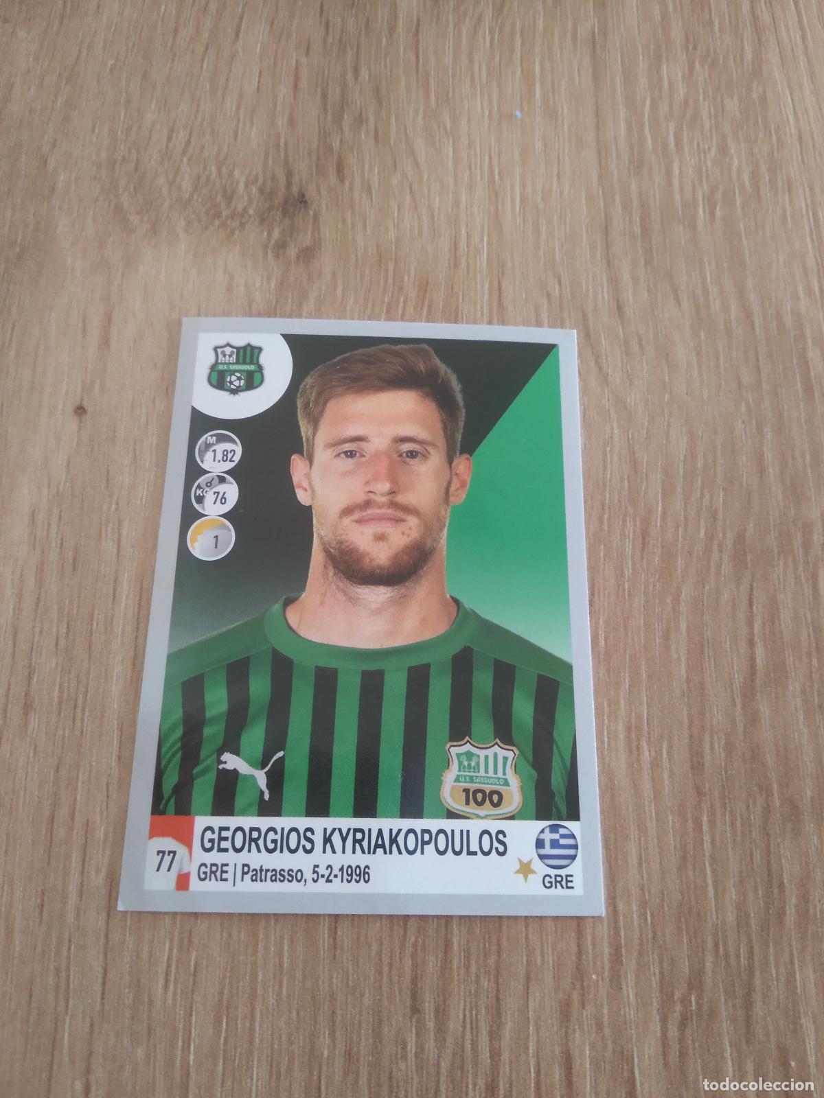 Cromos de f&uacute;tbol: 458 KYRIAKOPOULOS SASSUOLO CROMO FUTBOL PANINI LIGA ITALIA 20-21 CALCIATORI 2020-2021