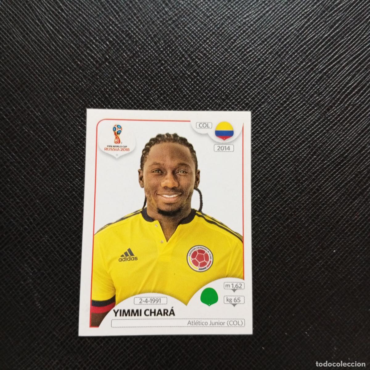 Cromos de f&uacute;tbol: 650 YIMMI CHARA PANINI MUNDIAL RUSIA 2018 CROMO FUTBOL 18 - SIN PEGAR - CJ2