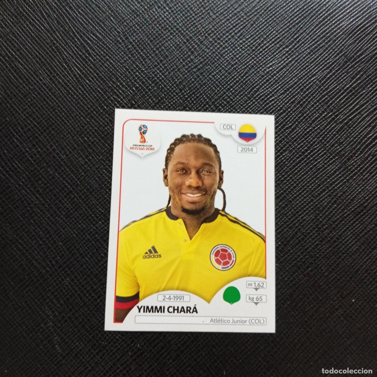 Cromos de f&uacute;tbol: 650 YIMMI CHARA COLOMBIA PANINI MUNDIAL RUSIA 2018 CROMO FUTBOL 18 - SIN PEGAR - CJ2