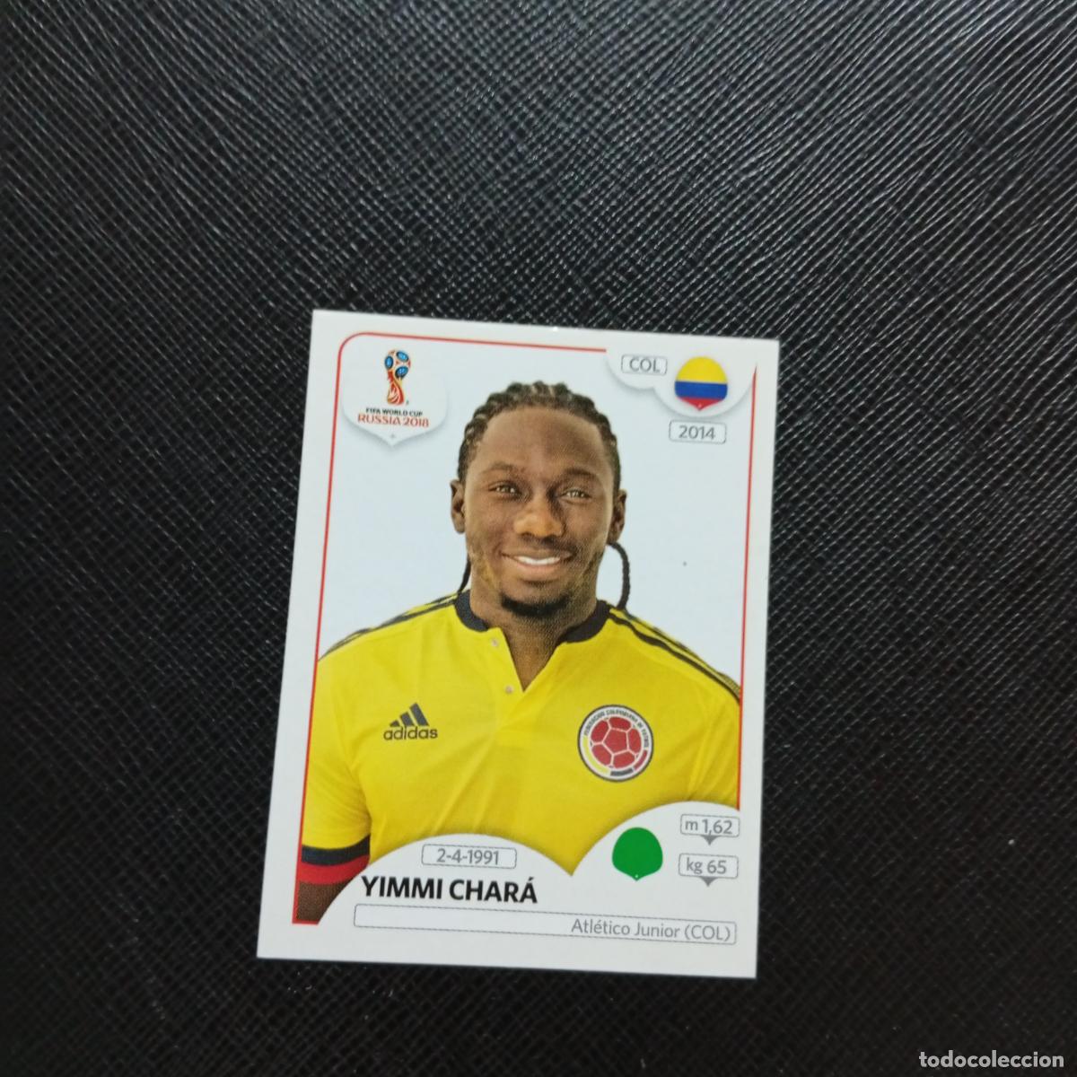 Cromos de f&uacute;tbol: 650 YIMMI CHARA COLOMBIA PANINI MUNDIAL RUSIA 2018 CROMO FUTBOL 18 - SIN PEGAR - CJ2