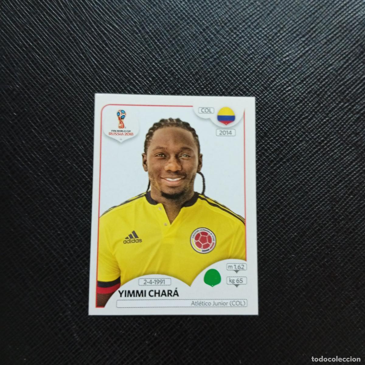 Cromos de f&uacute;tbol: 650 YIMMI CHARA COLOMBIA PANINI MUNDIAL RUSIA 2018 CROMO FUTBOL 18 - SIN PEGAR - CJ2 .