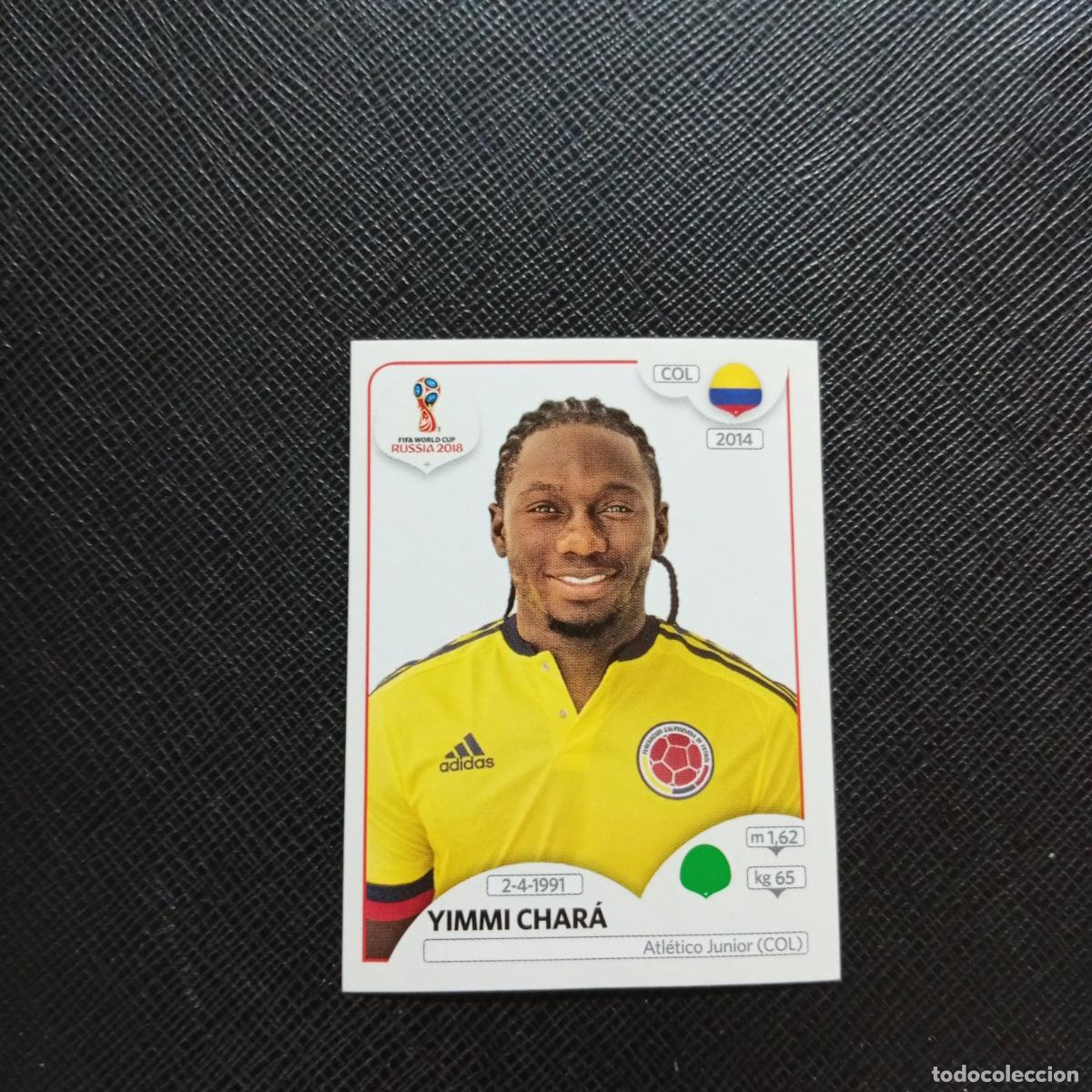 Cromos de f&uacute;tbol: 650 YIMMI CHARA COLOMBIA PANINI MUNDIAL RUSIA 2018 CROMO FUTBOL 18 - SIN PEGAR - CJ2 ..