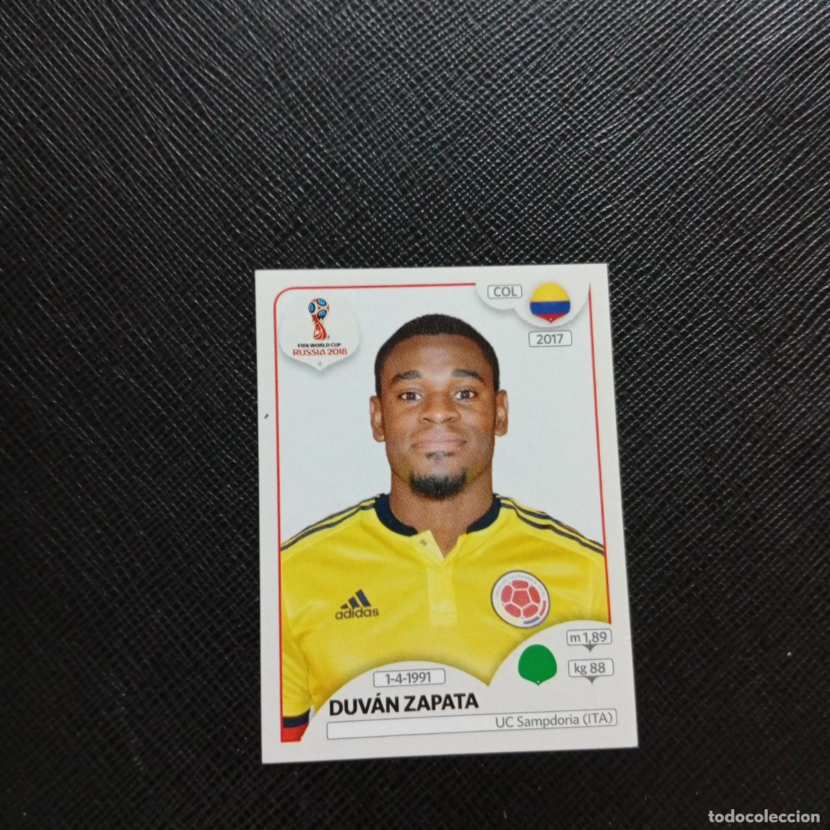 Cromos de f&uacute;tbol: 651 DUVAN ZAPATA COLOMBIA PANINI MUNDIAL RUSIA 2018 CROMO FUTBOL 18 - SIN PEGAR - CJ2