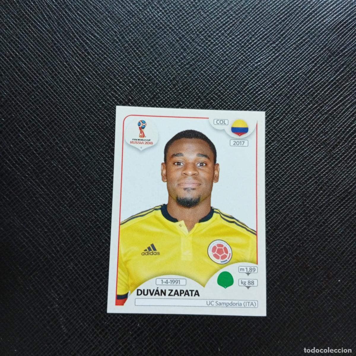 Cromos de f&uacute;tbol: 651 DUVAN ZAPATA COLOMBIA PANINI MUNDIAL RUSIA 2018 CROMO FUTBOL 18 - SIN PEGAR - CJ2