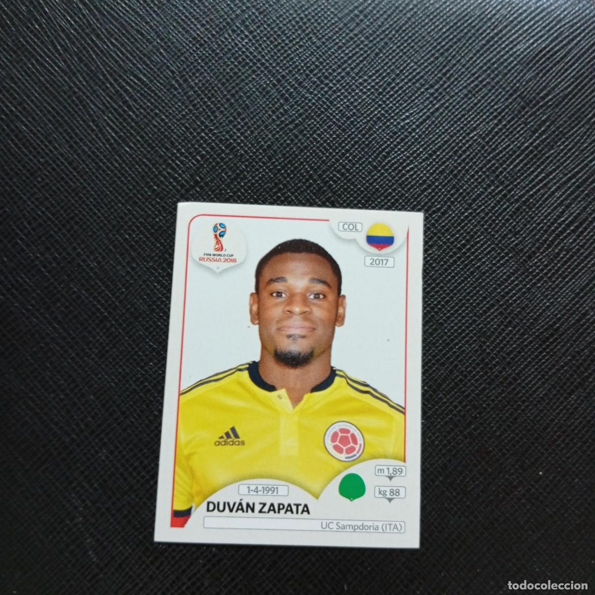 Cromos de f&uacute;tbol: 651 DUVAN ZAPATA COLOMBIA PANINI MUNDIAL RUSIA 2018 CROMO FUTBOL 18 - SIN PEGAR - CJ2