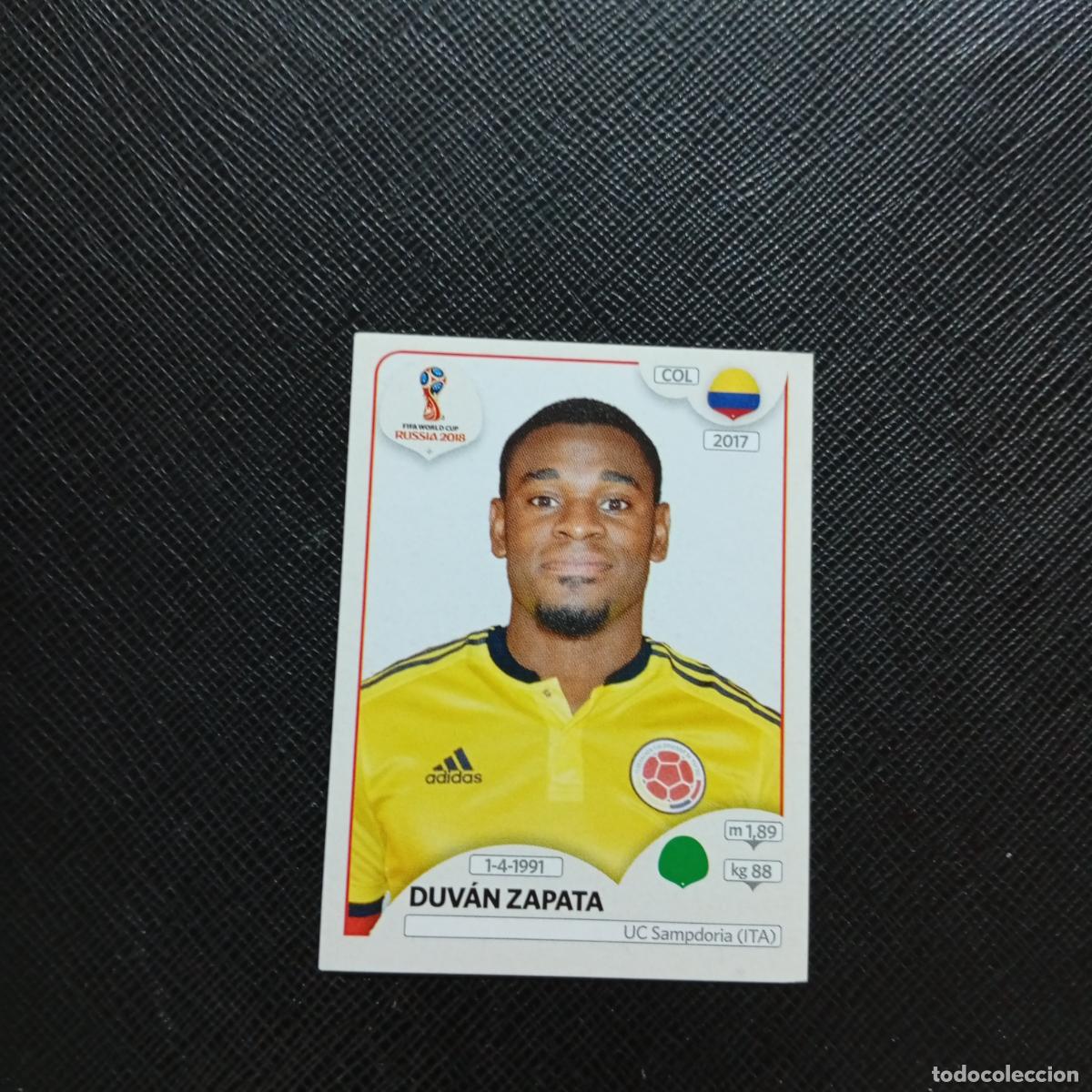 Cromos de f&uacute;tbol: 651 DUVAN ZAPATA COLOMBIA PANINI MUNDIAL RUSIA 2018 CROMO FUTBOL 18 - SIN PEGAR - CJ2 .