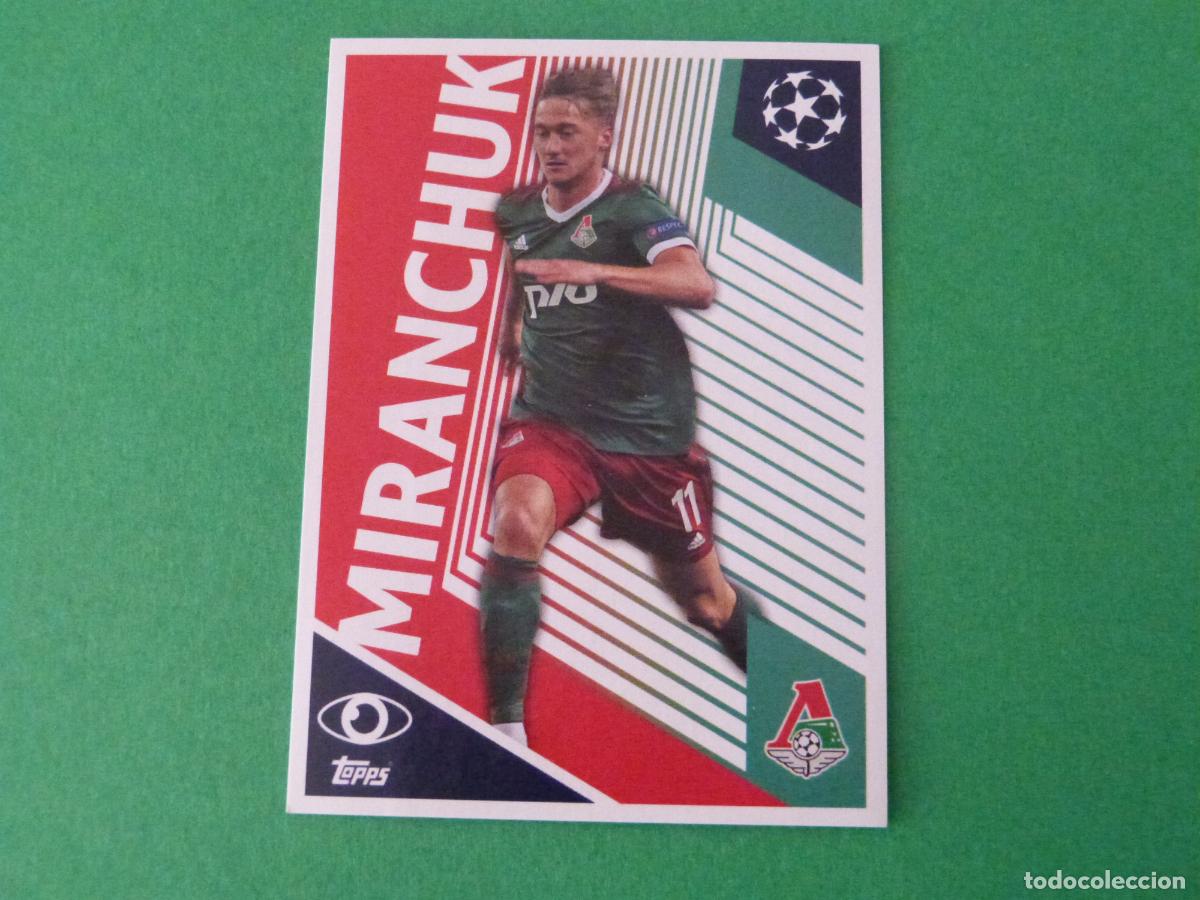 Cromos de f&uacute;tbol: CROMO FUTBOL MIRANCHUK FC LOCOMOTIV MOSCU SIN PEGAR N&ordm; 2 CHAMPIONS LEAGUE 2020-2021/20-21 TOPPS