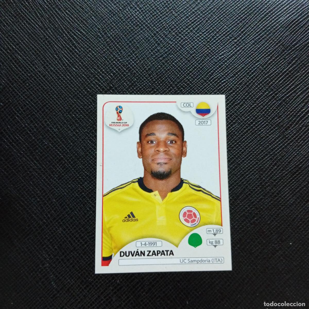 Cromos de f&uacute;tbol: 651 DUVAN ZAPATA COLOMBIA PANINI MUNDIAL RUSIA 2018 CROMO FUTBOL 18 - SIN PEGAR - CJ2 .