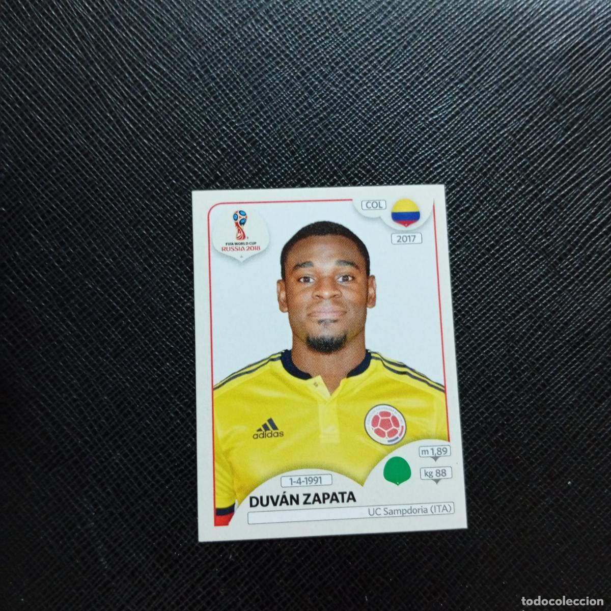 Cromos de f&uacute;tbol: 651 DUVAN ZAPATA COLOMBIA PANINI MUNDIAL RUSIA 2018 CROMO FUTBOL 18 - SIN PEGAR - CJ2 ..