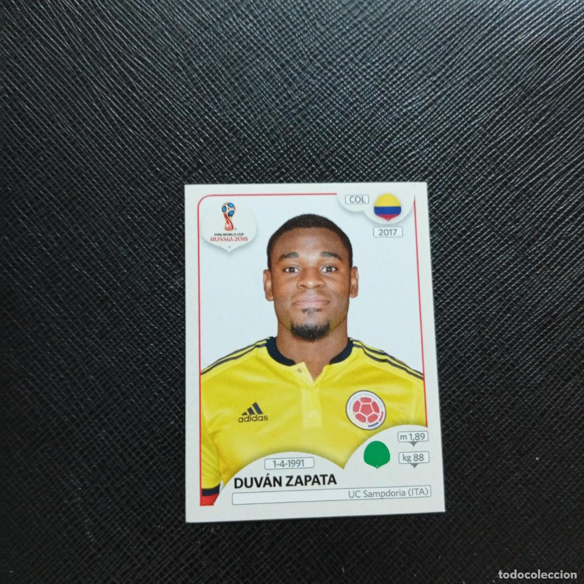 Cromos de f&uacute;tbol: 651 DUVAN ZAPATA COLOMBIA PANINI MUNDIAL RUSIA 2018 CROMO FUTBOL 18 - SIN PEGAR - CJ2 ...