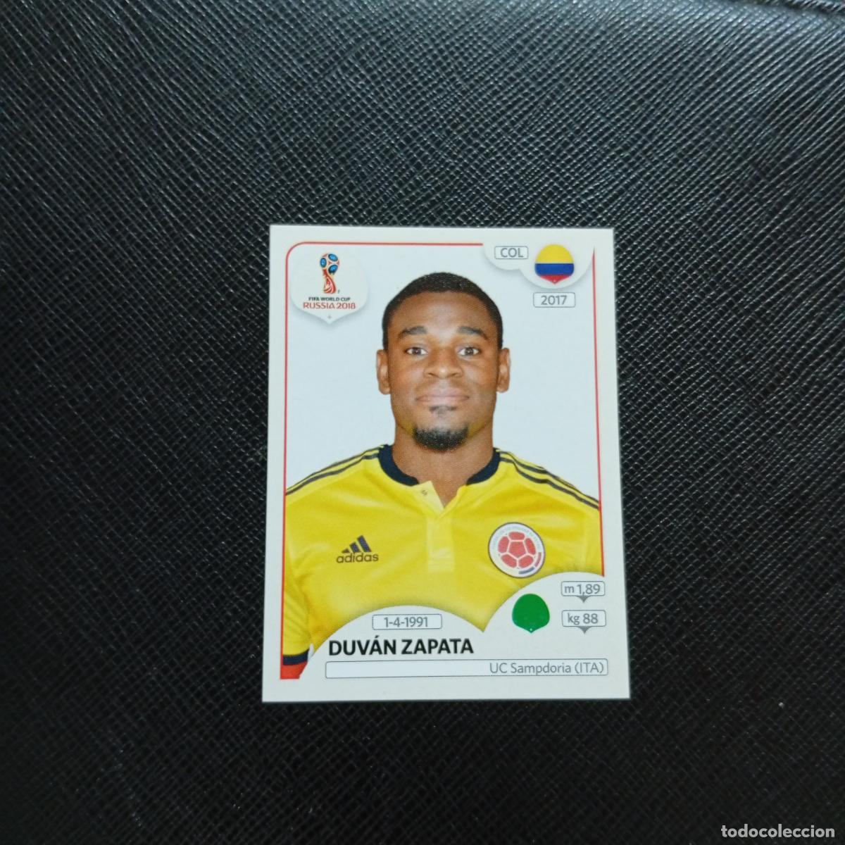 Cromos de f&uacute;tbol: 651 DUVAN ZAPATA COLOMBIA PANINI MUNDIAL RUSIA 2018 CROMO FUTBOL 18 - SIN PEGAR - CJ2 ...
