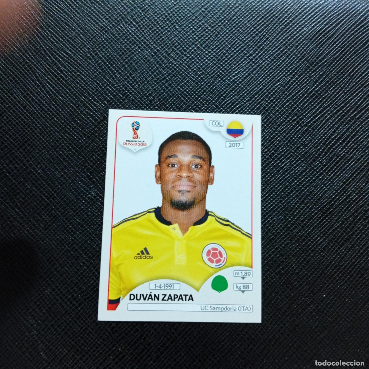 Cromos de f&uacute;tbol: 651 DUVAN ZAPATA COLOMBIA PANINI MUNDIAL RUSIA 2018 CROMO FUTBOL 18 - SIN PEGAR - CJ2 ....