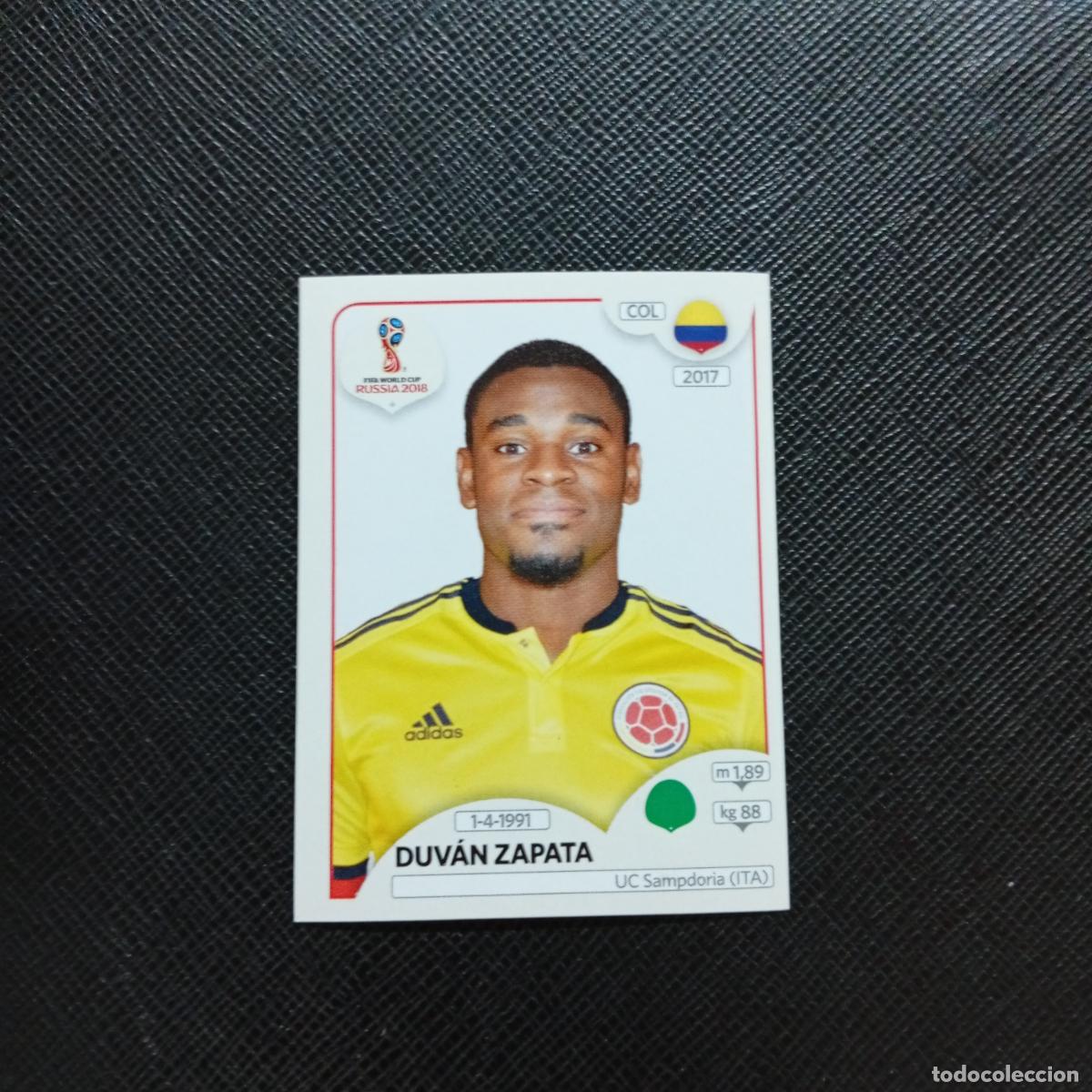 Cromos de f&uacute;tbol: 651 DUVAN ZAPATA COLOMBIA PANINI MUNDIAL RUSIA 2018 CROMO FUTBOL 18 - SIN PEGAR - CJ2 ....