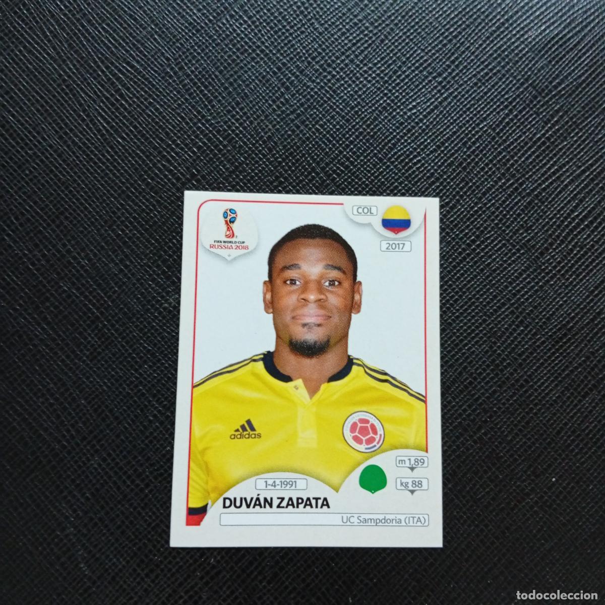 Cromos de f&uacute;tbol: 651 DUVAN ZAPATA COLOMBIA PANINI MUNDIAL RUSIA 2018 CROMO FUTBOL 18 - SIN PEGAR - CJ2 .....
