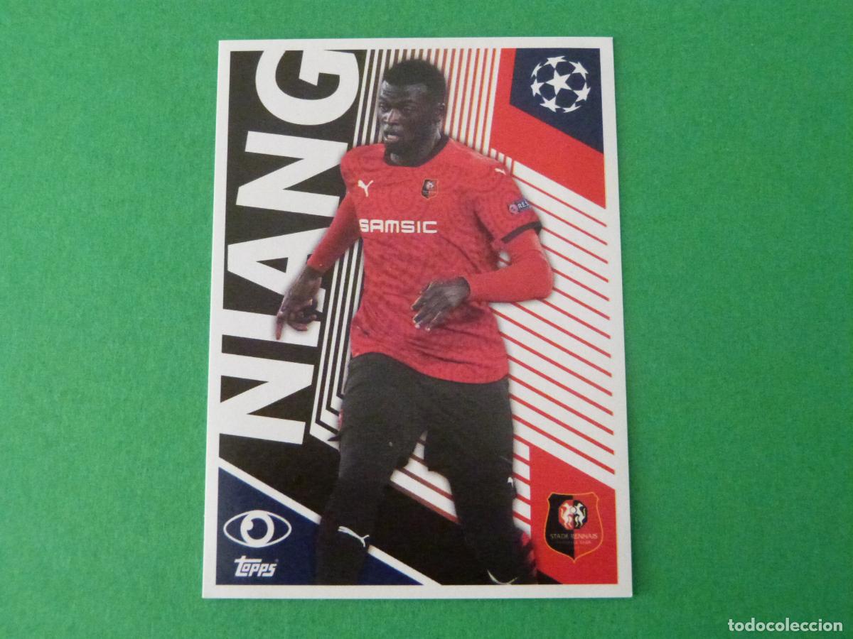 Cromos de f&uacute;tbol: CROMO FUTBOL NIANG STADE RENNAIS F.C. SIN PEGAR N&ordm; 2 CHAMPIONS LEAGUE 2020-2021/20-21 TOPPS