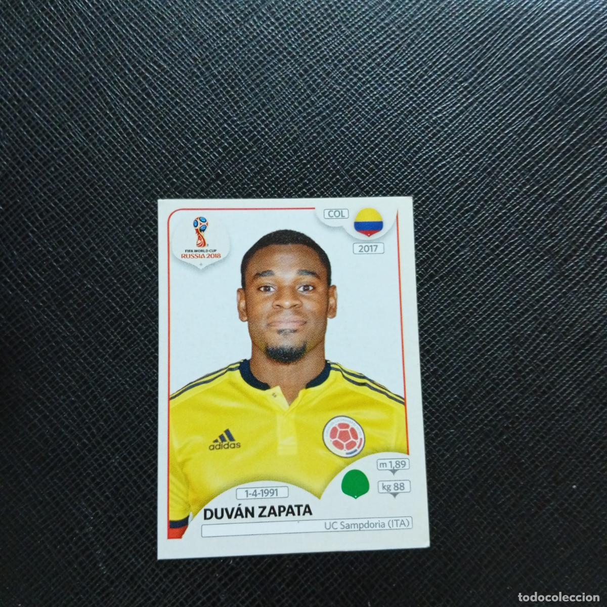 Cromos de f&uacute;tbol: 651 DUVAN ZAPATA COLOMBIA PANINI MUNDIAL RUSIA 2018 CROMO FUTBOL 18 - SIN PEGAR - CJ2 ......
