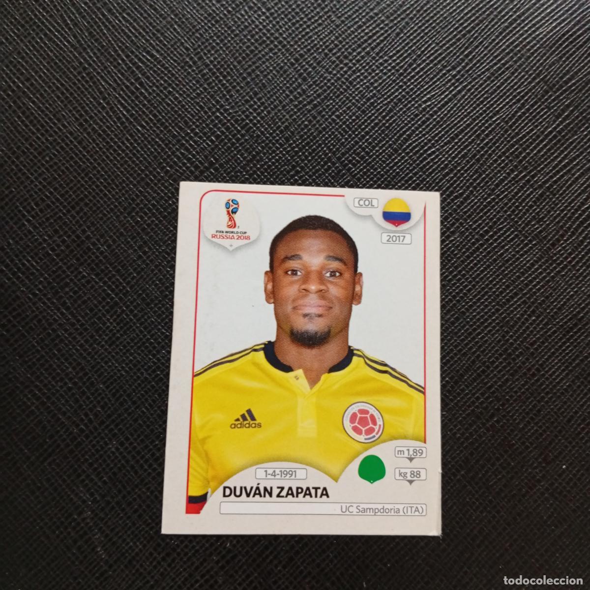 Cromos de f&uacute;tbol: 651 DUVAN ZAPATA COLOMBIA PANINI MUNDIAL RUSIA 2018 CROMO FUTBOL 18 - SIN PEGAR - CJ2 .......